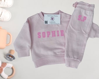 Tracksuit  Personalised Tracksuit  Babywear  Personalised Jumper  Tracksuit set  Named  Name