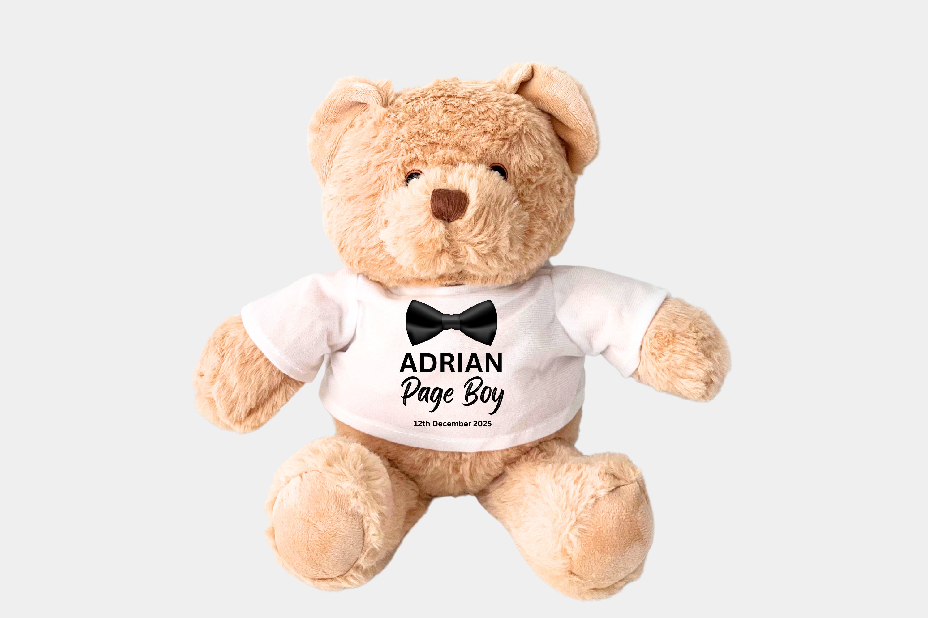 Page Boy Keepsake Personalised Teddy Bear Etsy Canada
