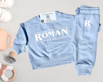 Tracksuit  Personalised Tracksuit  Babywear  Personalised Jumper  Tracksuit set  Named  Name