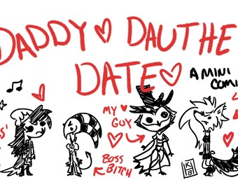 Helluva Boss Comic: Daddy/ Daughter Date Comic (Physical Book) By KellyHobby1