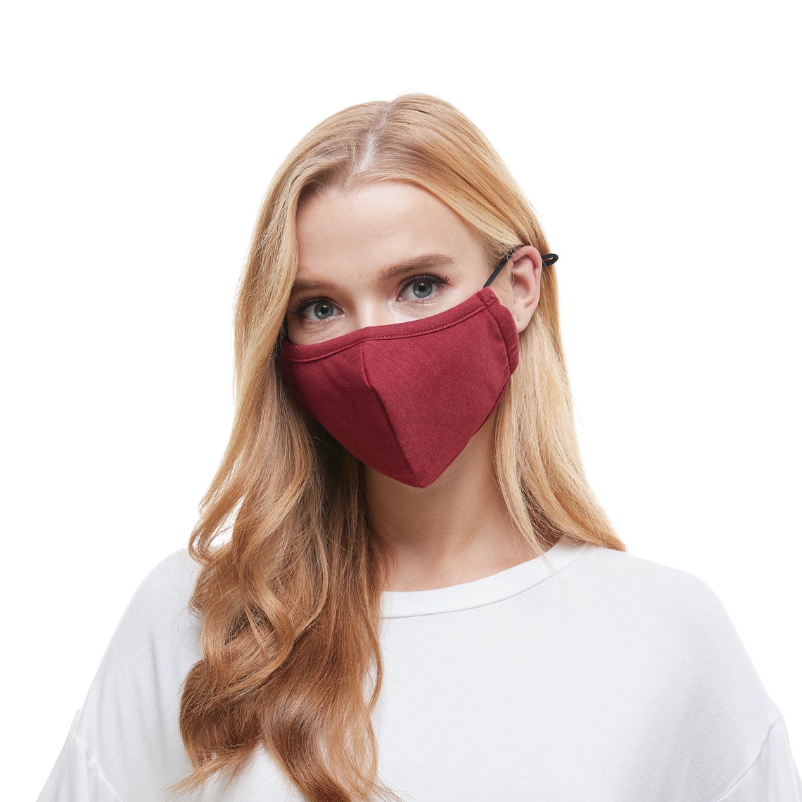 Face Mask with Adjustable Ear loops Washable Reuse Ear Loops 3 Etsy