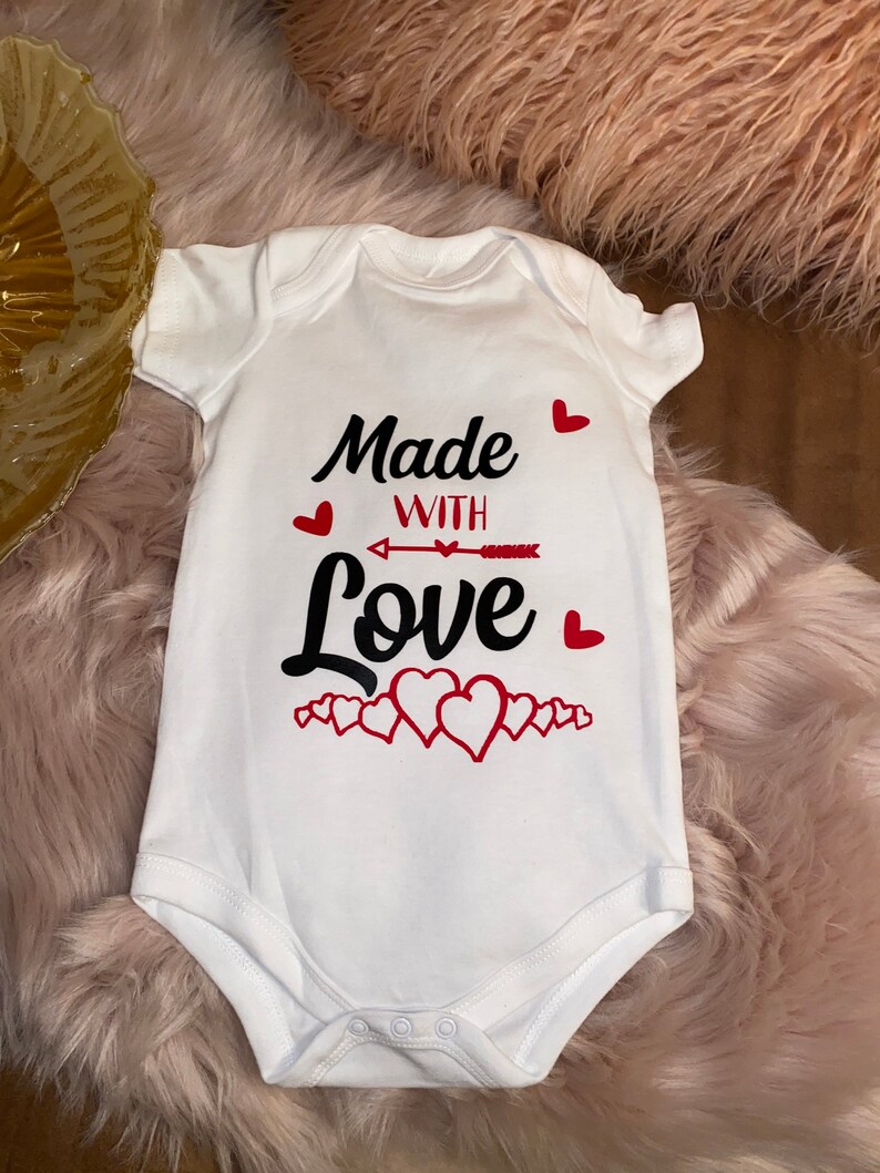 Valentines baby onesie