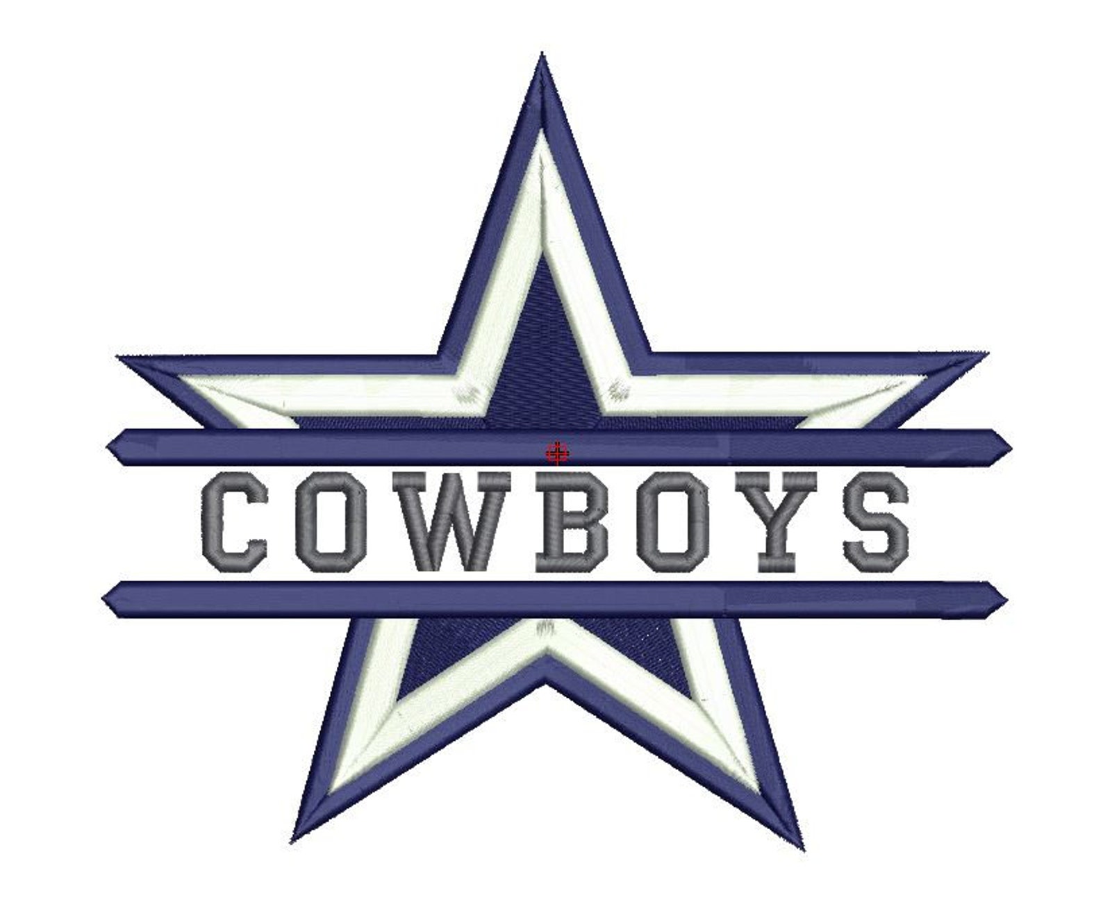 Cowboys Embroidery Design Dallas embroidery pattern 7 sizes Etsy