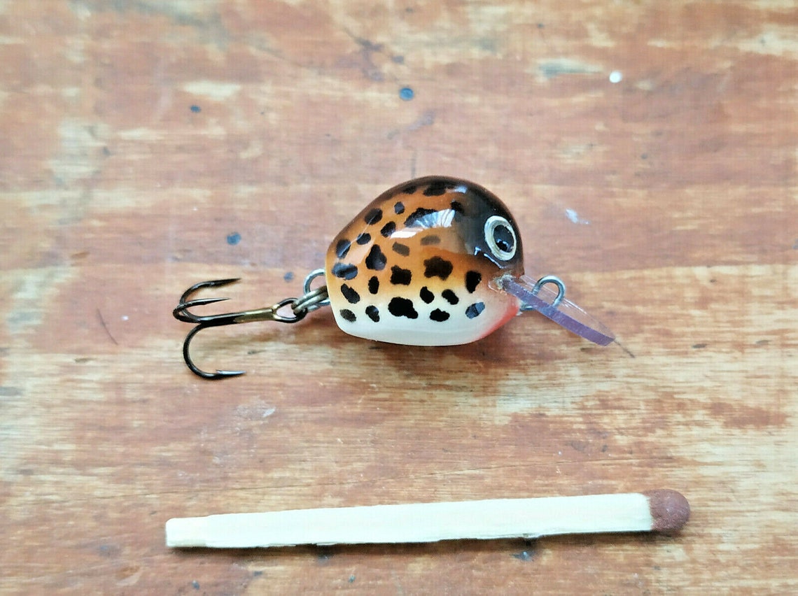 Micro Handmade Wooden Crankbait Fishing Lure Etsy