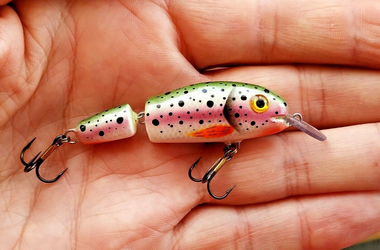 Trout Wooden Handmade Jointed Lure -  Australia
