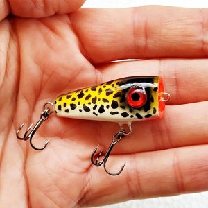 Handmade Wooden Bass Popper - 4 cm - 1.57 inch