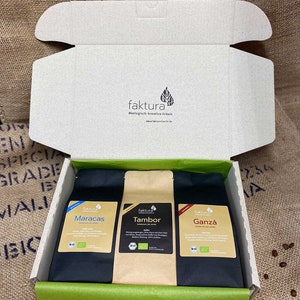 Premium Kaffee Geschenk Set 3 x 250g BIO, FAIR & SOZIAL aus Rösterei produziert von Menschen mit Beeinträchtigung Bild 6