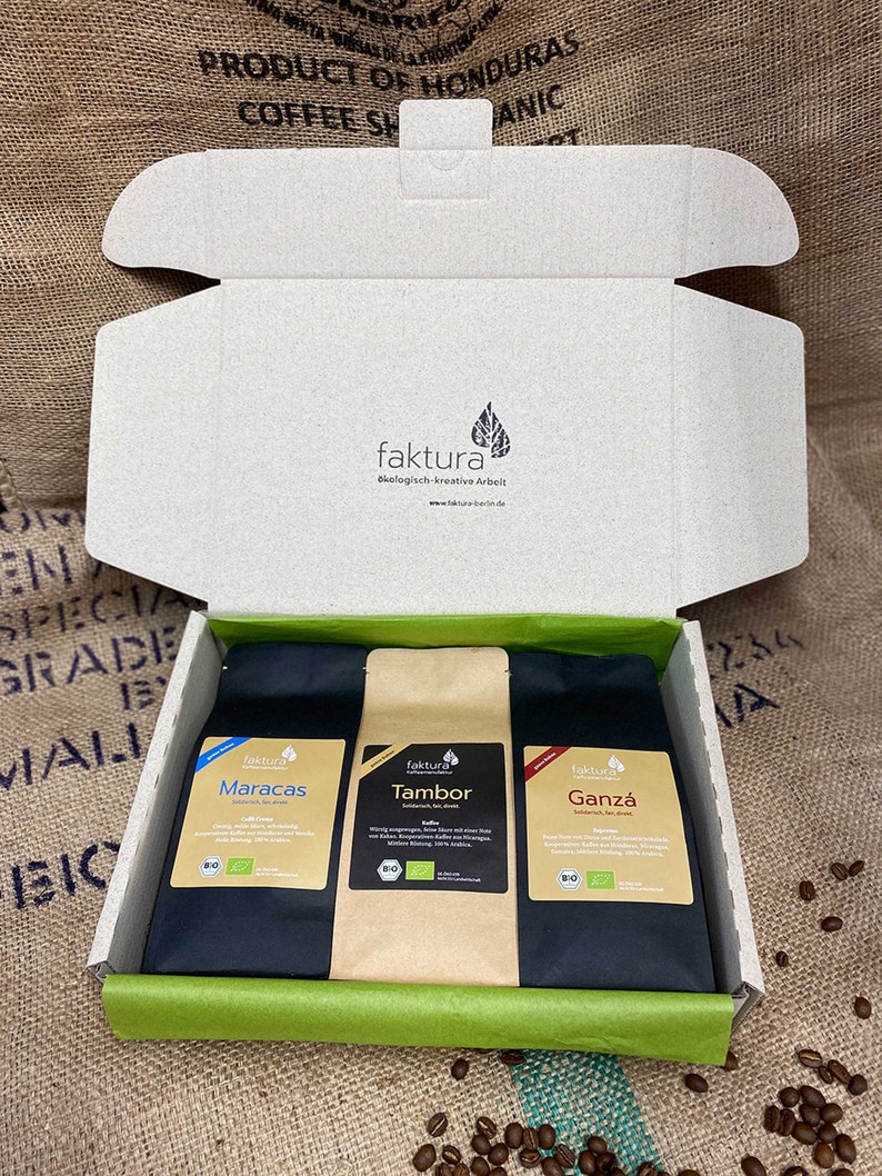 Premium Kaffee Geschenk Set 3 x 250g BIO, FAIR & SOZIAL aus Rösterei produziert von Menschen mit Beeinträchtigung Bild 6