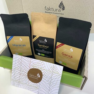 Premium Kaffee Geschenk Set 3 x 250g BIO, FAIR & SOZIAL aus Rösterei produziert von Menschen mit Beeinträchtigung Bild 4