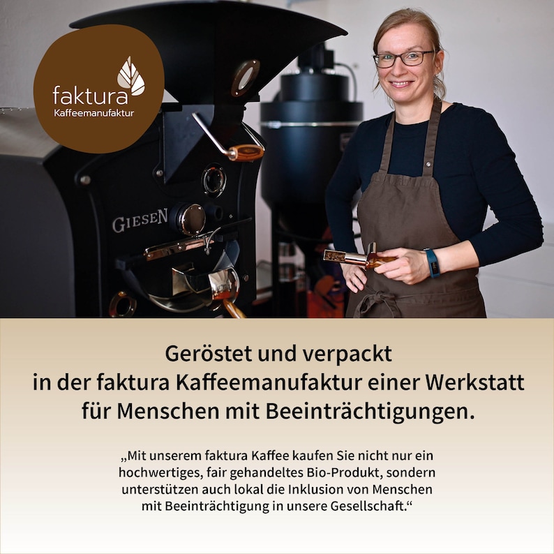 Premium Kaffee Geschenk Set 3 x 250g BIO, FAIR & SOZIAL aus Rösterei produziert von Menschen mit Beeinträchtigung Bild 8
