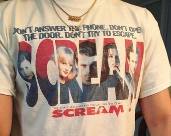 Scream Shirt , 90s Shirt , Retro Tshirt , Horror Movie Shirt , Aesthetic Clothing , Horror Shirt , Halloween Shirt , Funny Halloween Tshirt