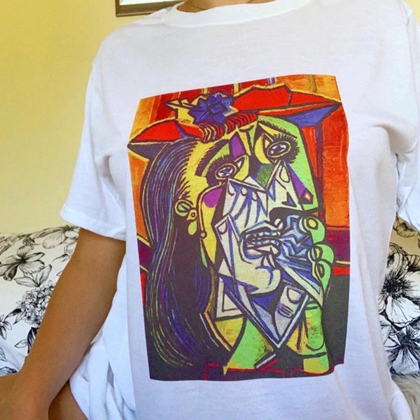 Picasso Shirt , Pablo Picasso Shirt , Picasso Print , Aesthetic Clothing , Art Lover Gift , Tumblr Shirt , Grunge Shirts 90s , Aesthetic Tee
