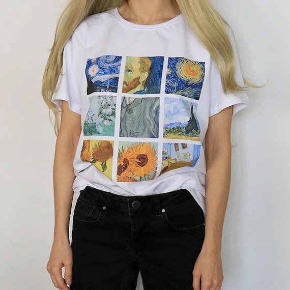 Vincent Van Gogh Shirt Womens Mens Van Gogh Tshirt Women Van