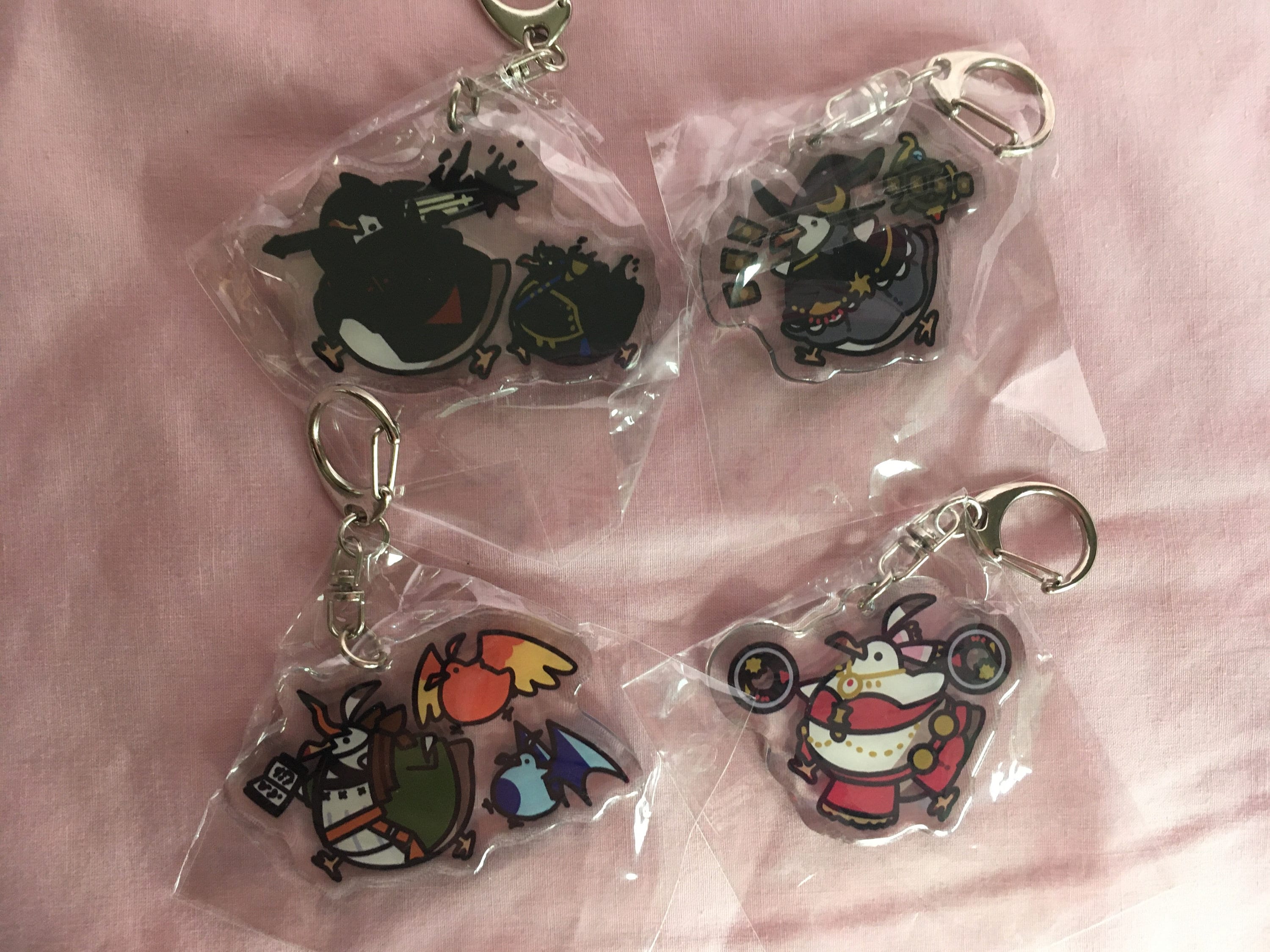 FFXIV Fledgling Dodo Job Class Acrylic Keychain - Etsy