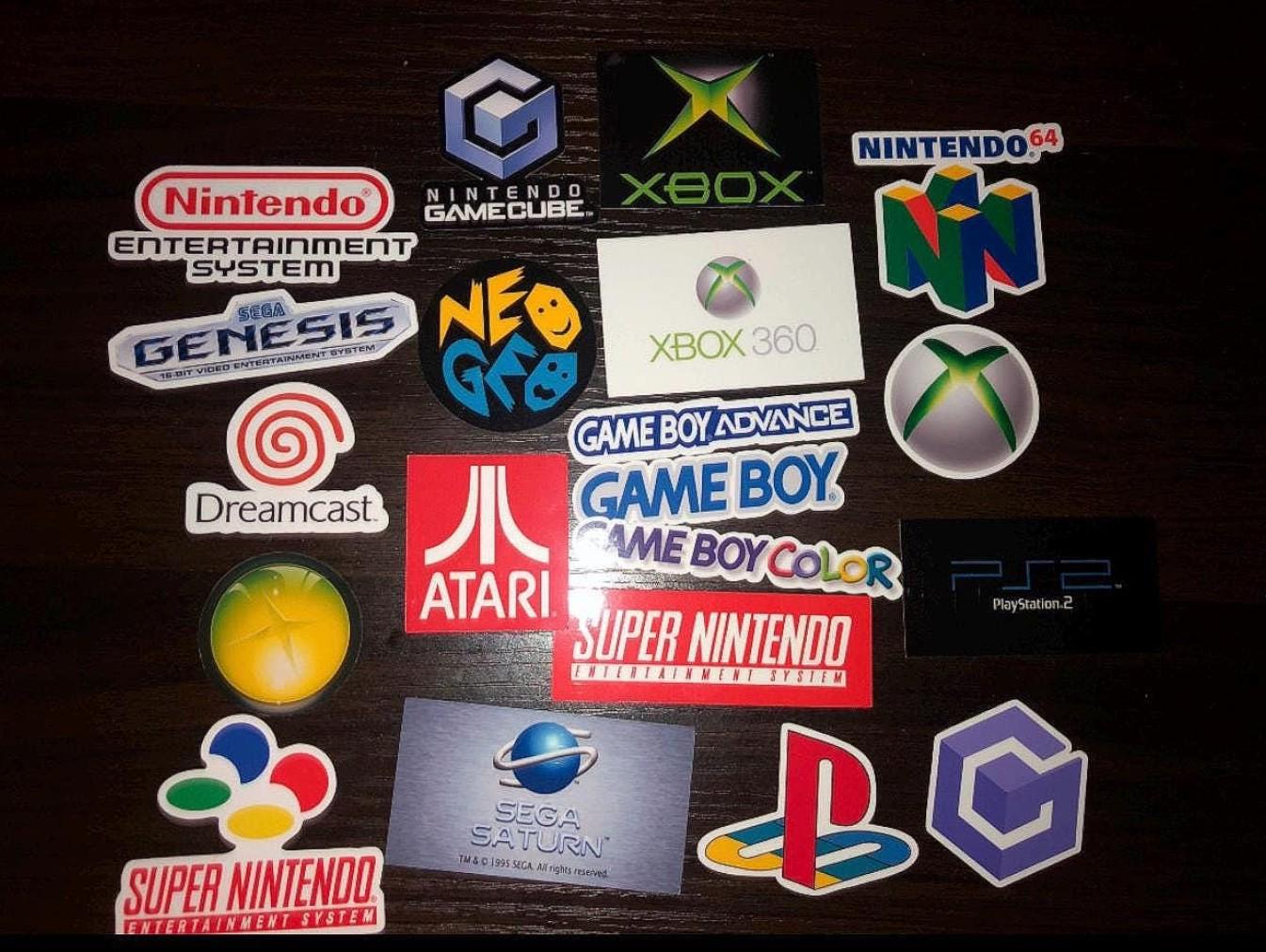 Video Game Console Logos! - Waterproof- Perfect for Laptops, Hydro ...
