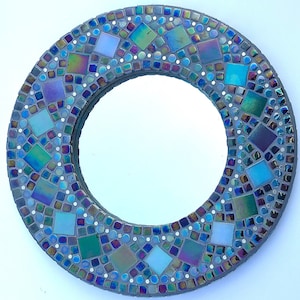 Ten inch mosaic mirror