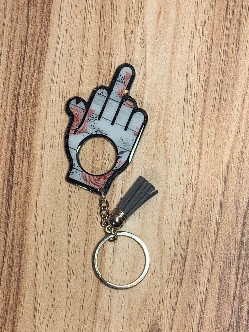 Middle finger button pusher