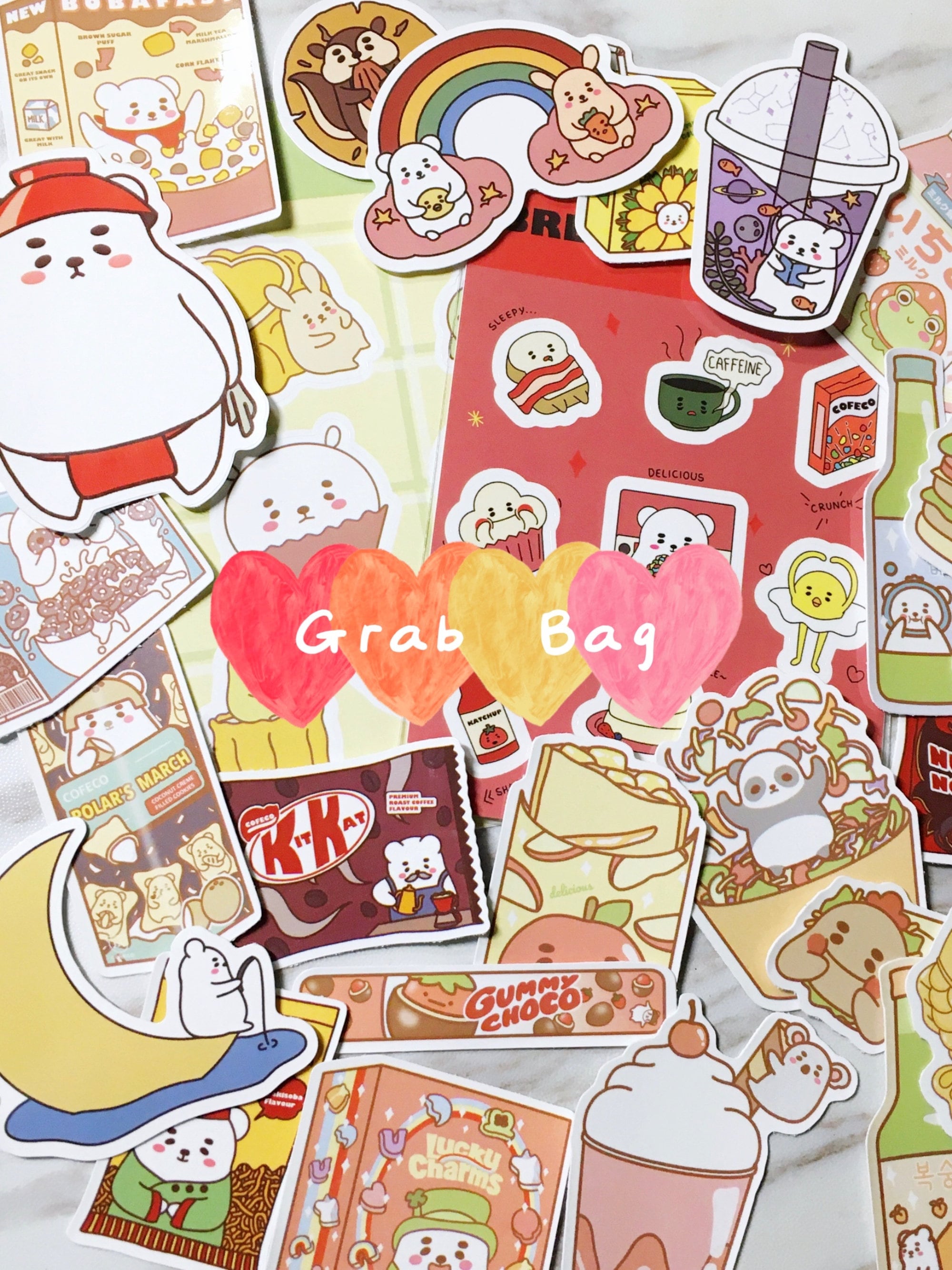 Sticker Grab Bag Random Sticker Pack Embellishments Papercraft