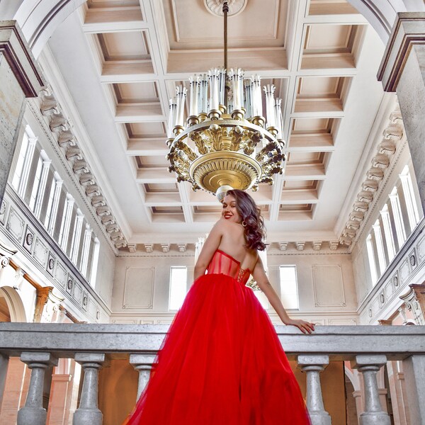 Tulle Cocktail Dress Etsy