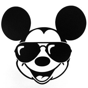 Smiling Mickey Mouse Disney Inspired Vinyl Decal Sticker for window,car,truck,van,caravan,laptop,etc.