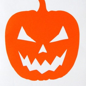Halloween Pumpkin,Scary Pumpkin,Autumn Vinyl Decal Sticker for window,van,car,etc.