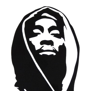 Tupac Shakur Portrait Vinyl Decal Sticker for car,truck,window,laptop etc