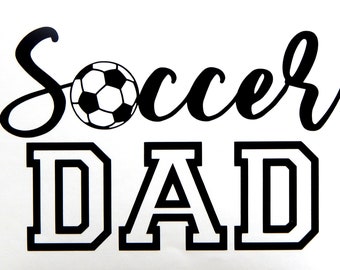 Soccer Dad Car Body Window Bumper Vinyl Decal Sticker