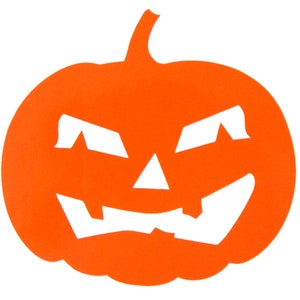 Halloween Pumpkin,Scary Pumpkin,Autumn Vinyl Decal Sticker for window,van,car,etc.