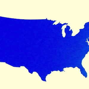 USA Map Flag Vinyl Decal Sticker for window,car,truck,laptop,etc.