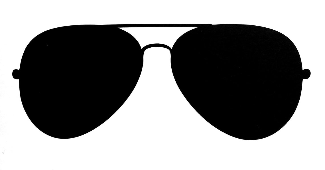 Aviator Sunglasses Vinyl Decal Sticker for Etsy UK