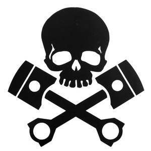 Skull Vinyl Decal Sticker for car,truck,window,van,motorbike,laptop,etc.