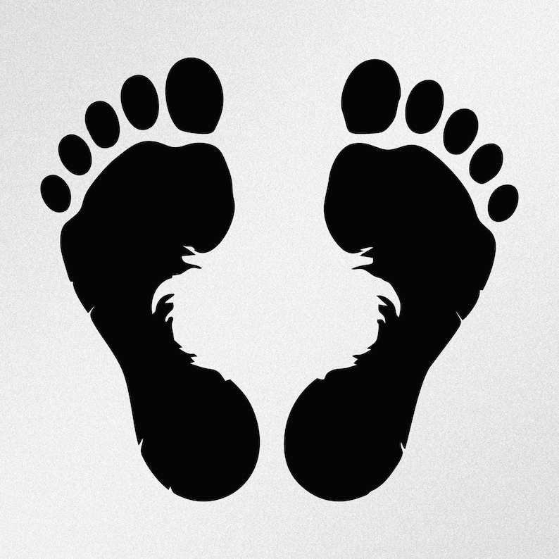 Human Feet Footprints Vinyl Decal Sticker for Window,car,camper,etc. - Etsy