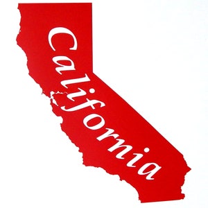 California Map Flag Vinyl Decal Sticker for window,car,van,truck,etc.