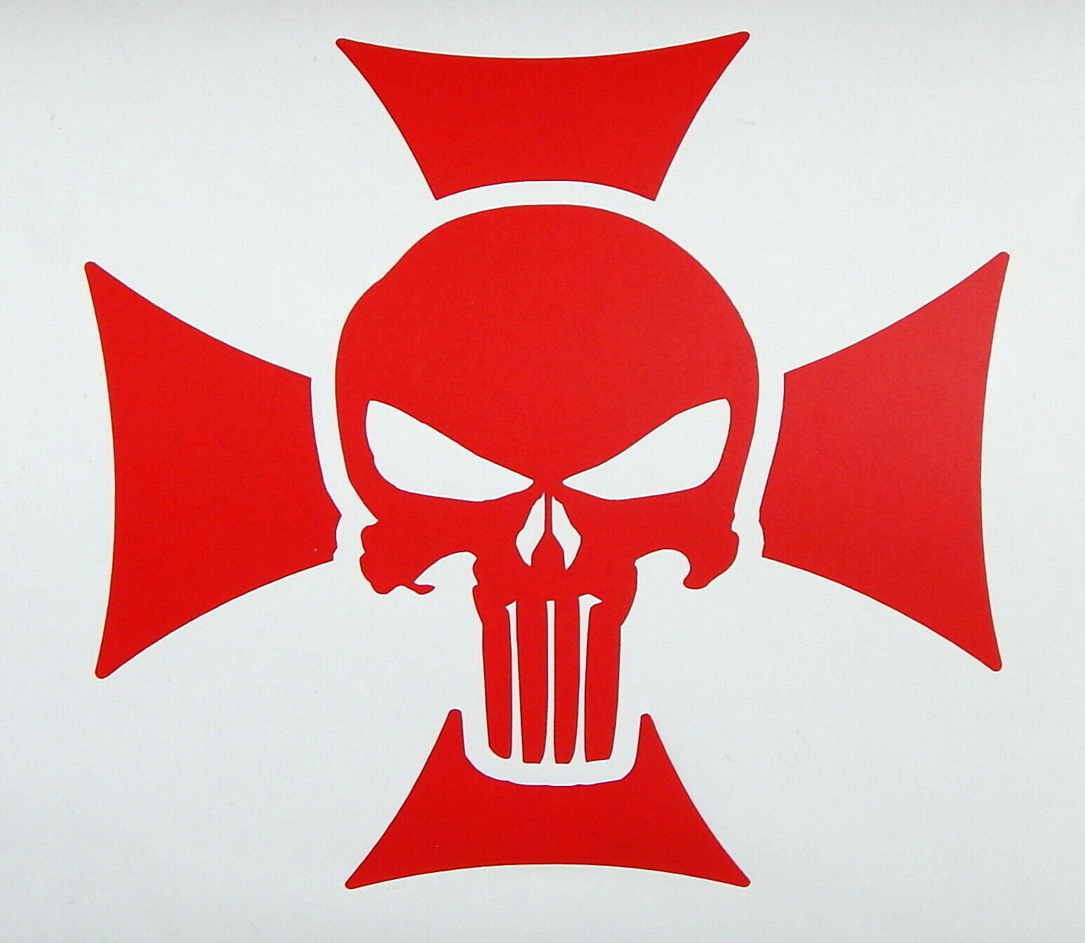 Patch 3D PVC Croix De Malte Enflamme (101 Inc) - Ecussons - Patch