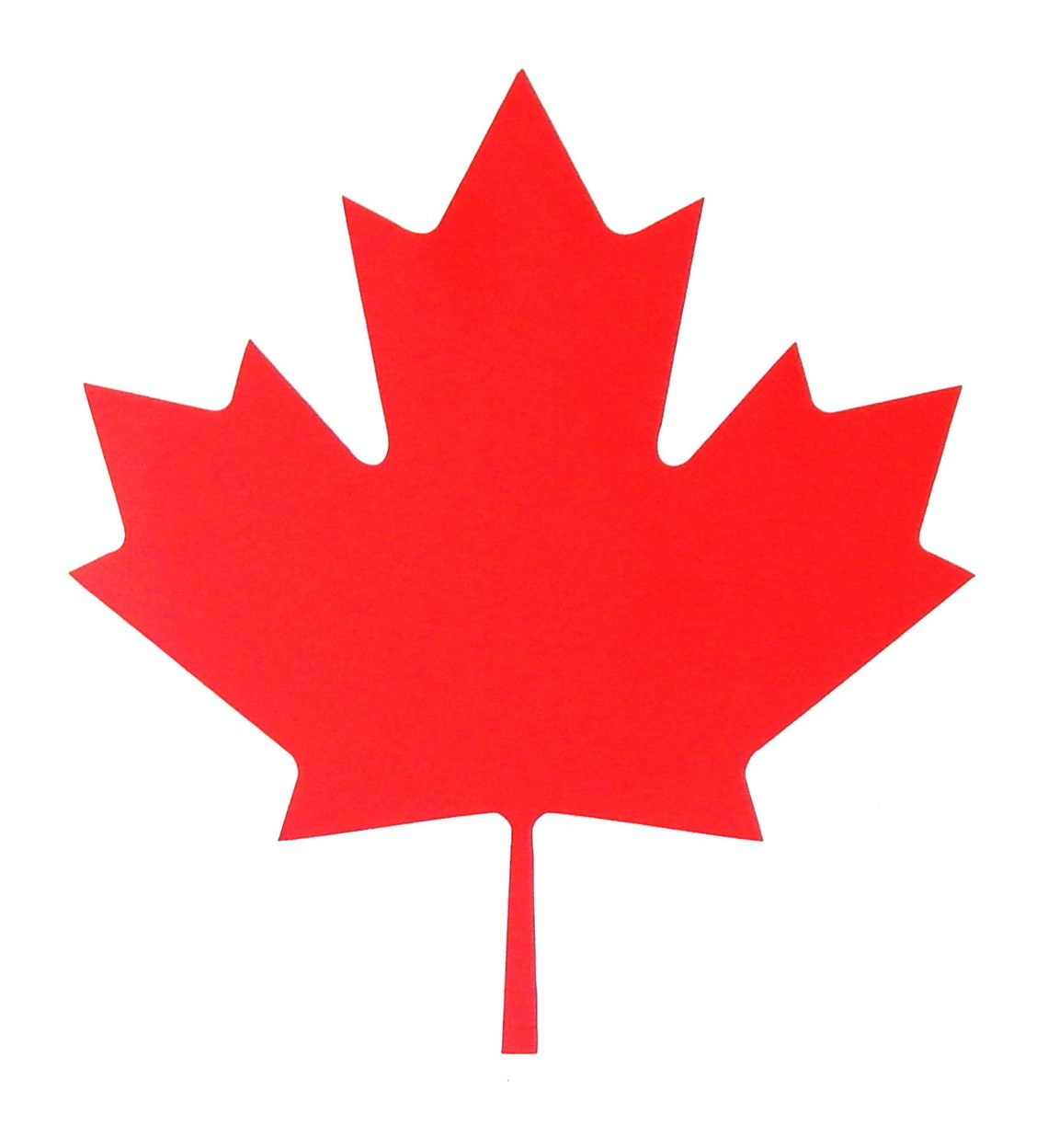 Maple Leaf Canadian Symbol Vinyl Decal Sticker for window,car,truck,laptop,etc. image 1