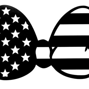 Bow American Flag Car Body Window Bumper Vinyl Decal Sticker