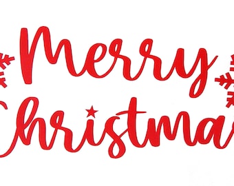 Merry Christmas Vinyl Decal Sticker for window,car,van,truck,etc.
