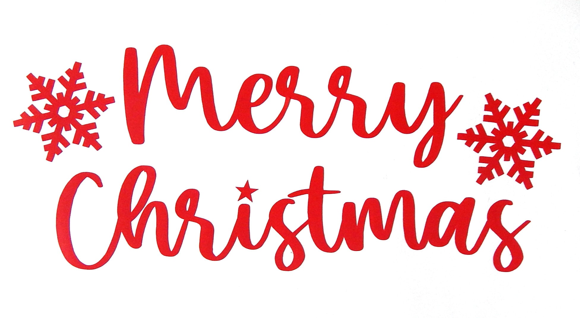 Merry Christmas Vinyl Decal Sticker for window,car,van,truck,etc.