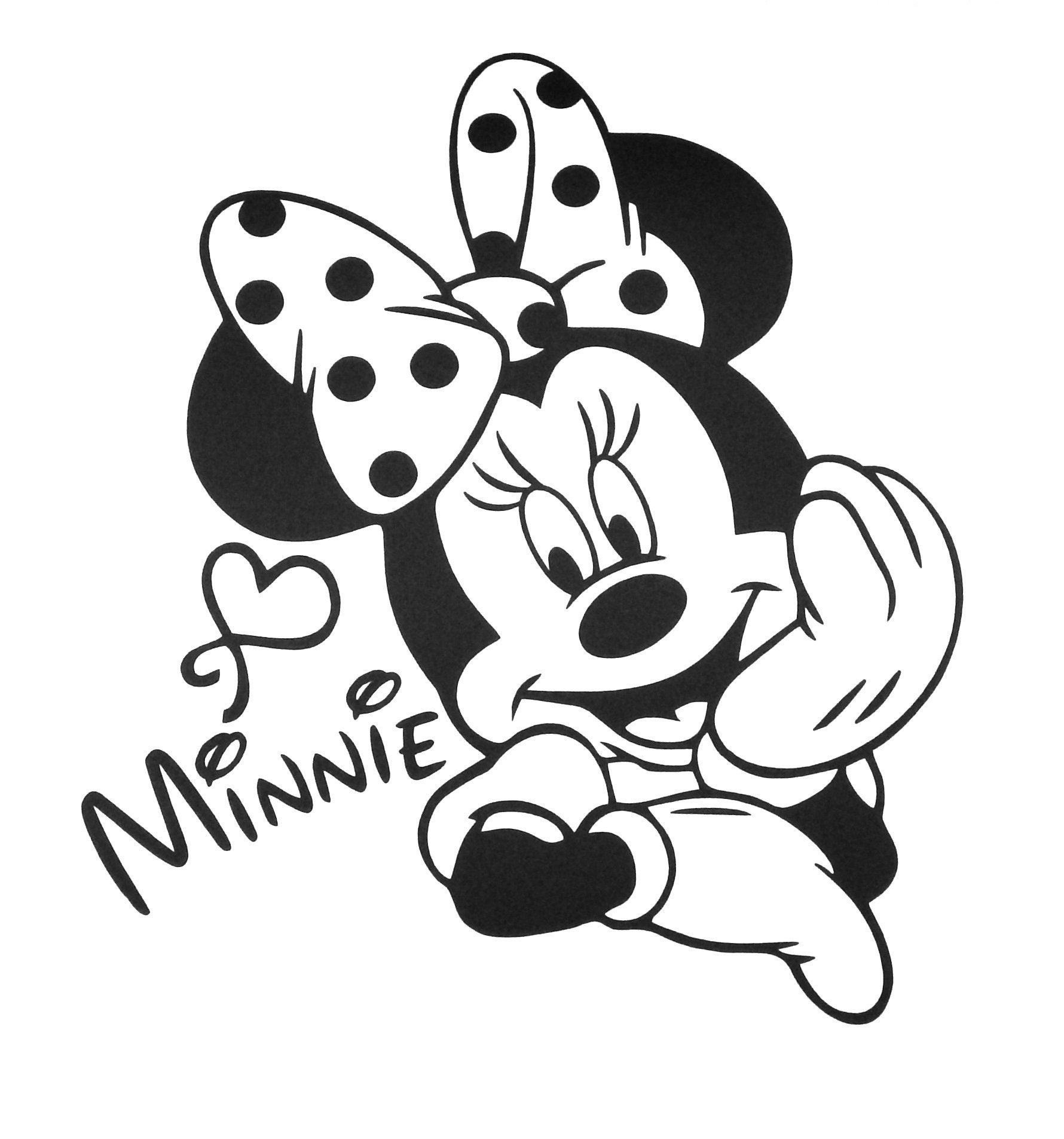 Minnie Mouse Sowa & Reiser #D/500 Hand Painted Cartoon Etching Disney Art  Smile - Inscriptagraphs Memorabilia - Inscriptagraphs Memorabilia