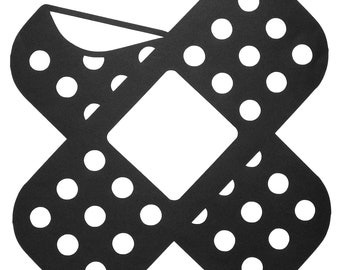 Band Aid Crossed Vinyl Decal Sticker for car,truck,window,laptop,etc.
