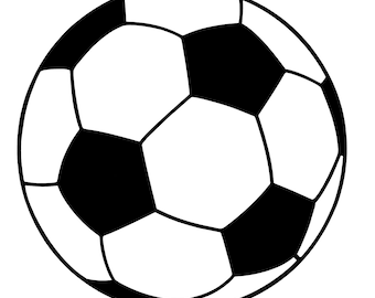 Soccer Ball Vinyl Decal Sticker for window,car,truck,van,camper,motorbike,laptop,etc.