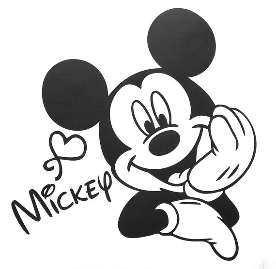 Mickey cheap car decal