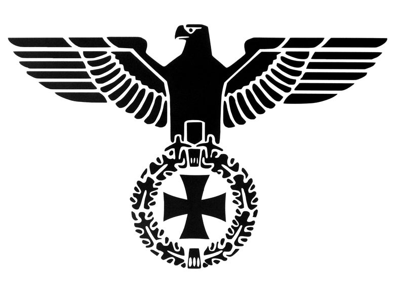 German Imperial Eagle Iron Cross Reichsadler Eisernes Kreuz Etsy