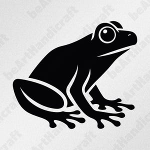 Frog Vinyl Decal Sticker for window, car, camper, van, truck, laptop, etc.