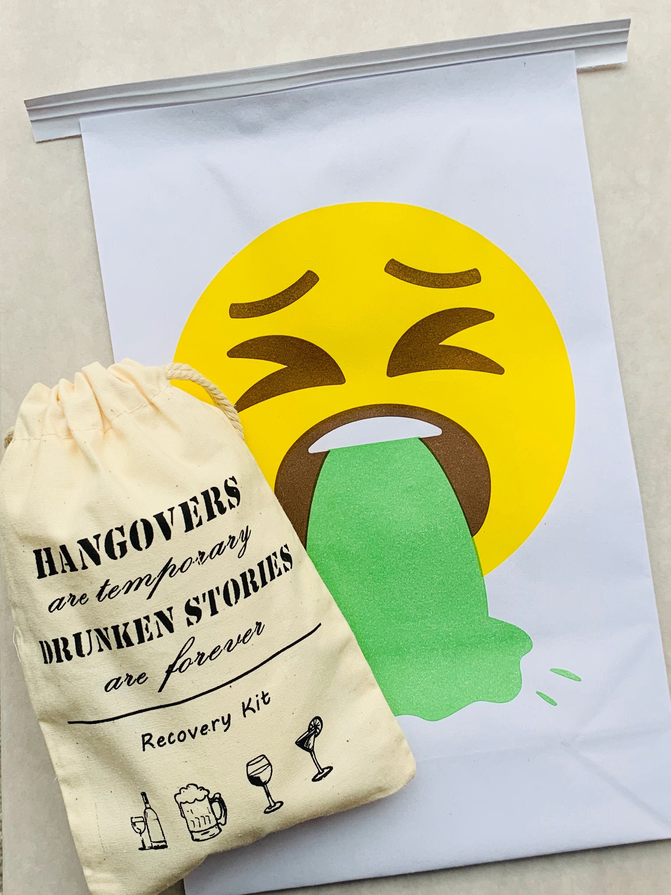 Hangover survival kit pre-filled | Etsy