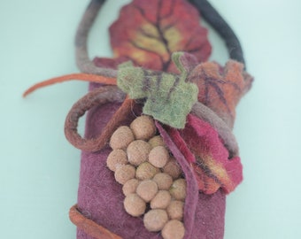 Felt bag for Wine bottle, decorative bag for protecting wine bottle from breaking, Wine bottle bag