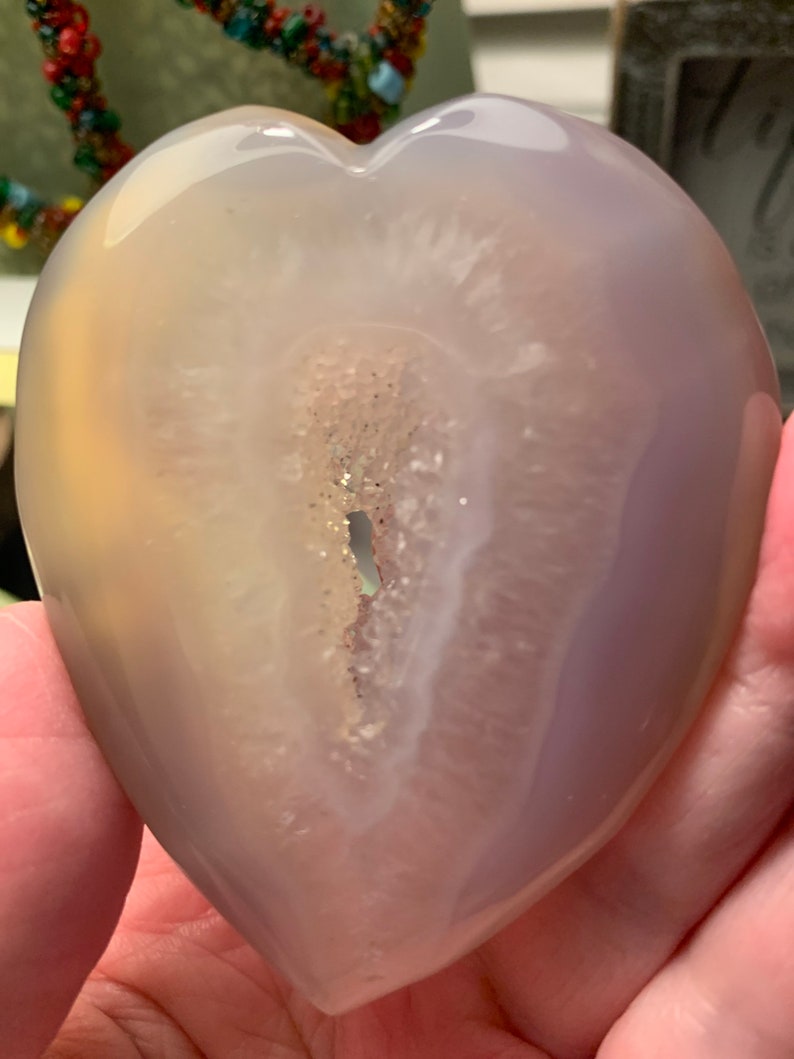 2.8\u201d Aura Druzy Heart