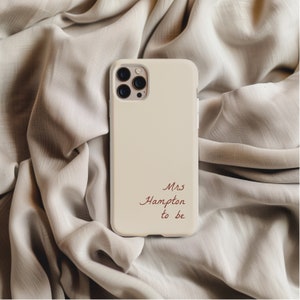Coque de portable personnalisée future maman