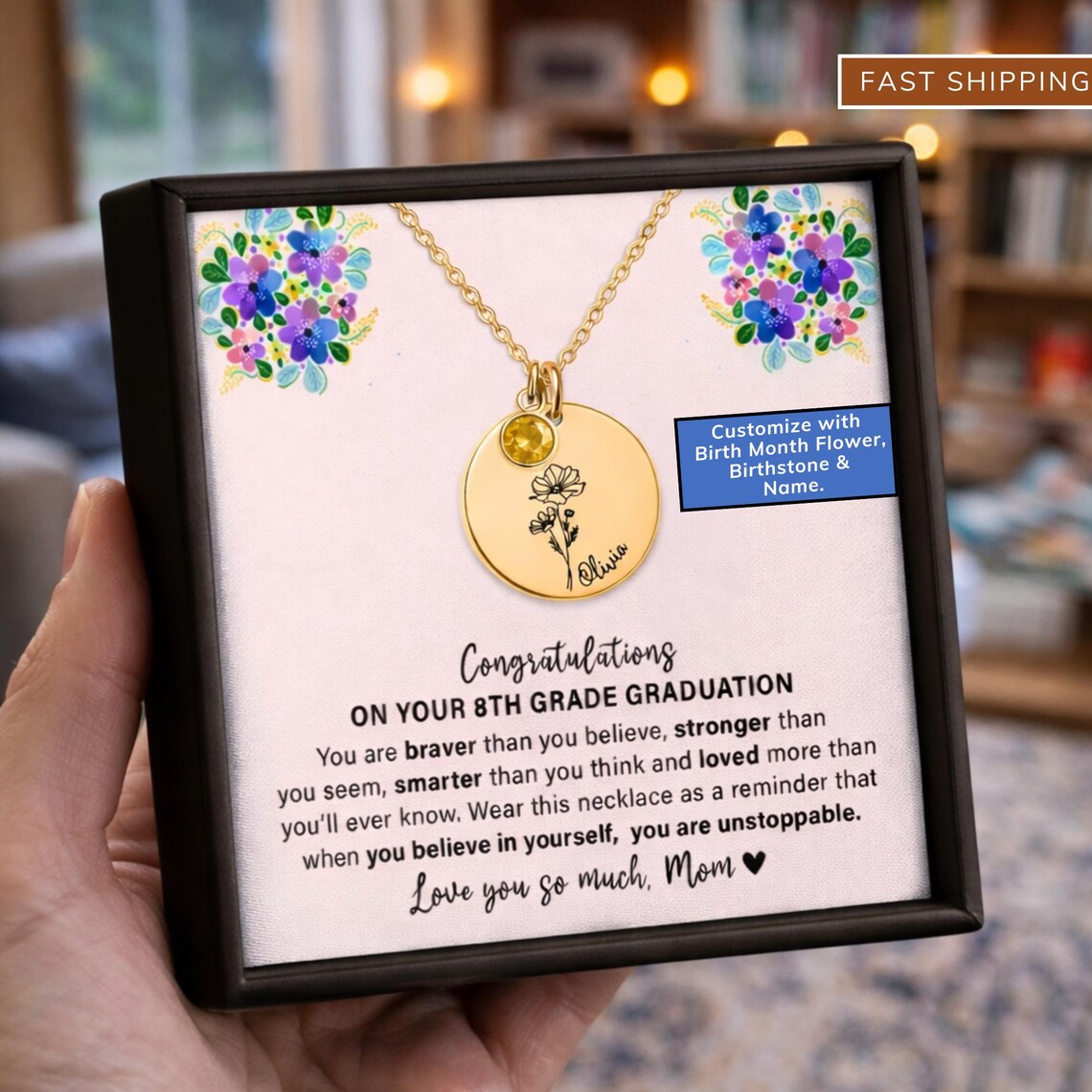 8th Grade Graduation Gift for Her,personalized Gift Middle School Grad ...