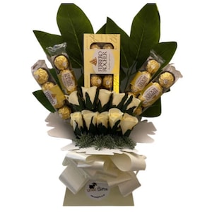 Large Ferrero Rocher & Yankee Candle Silk Bouquet